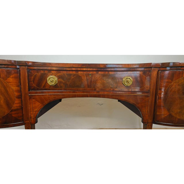 Wood Antique English Georgian Sideboard in Mahogany, 1830 For Sale - Image 7 of 18
