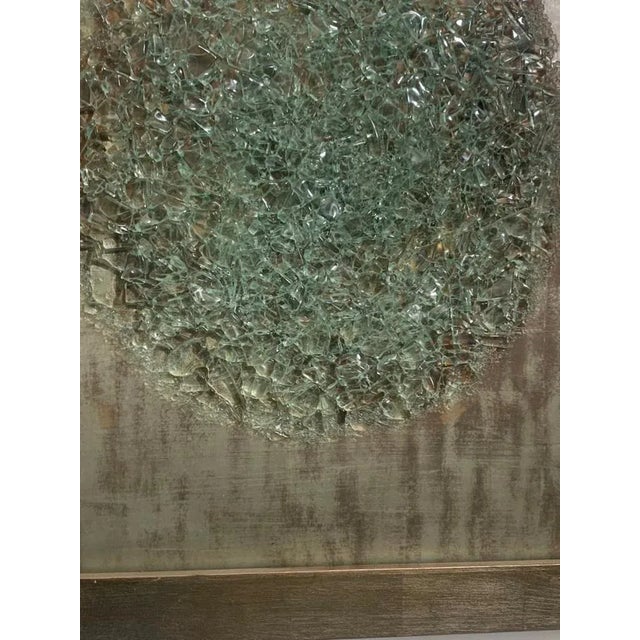 Planet, Patinated Wood & Glass For Sale - Image 3 of 7