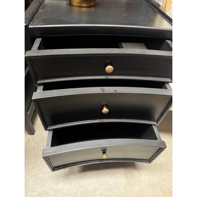 Pair of 3 Drawer Nightstands For Sale - Image 9 of 10