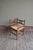 Wood Antique Dutch Oak Corner Chair with Rush Seat, 1920s For Sale - Image 7 of 7