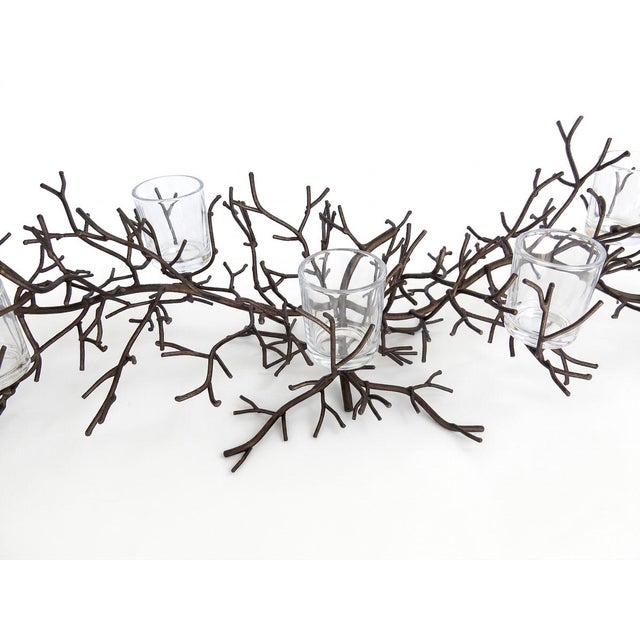 2010s ZGallerie Modern Organic Manzanita Branch Candelabra Centerpiece For Sale - Image 5 of 8