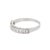Metal French Modern Style Diamond With Claws 18k Gold Wedding Band Size 7 For Sale - Image 7 of 16