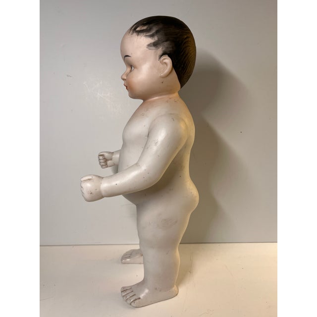 Mid 19th Century 19th Century Badekinder Frozen Charlie Bathing Doll For Sale - Image 5 of 12