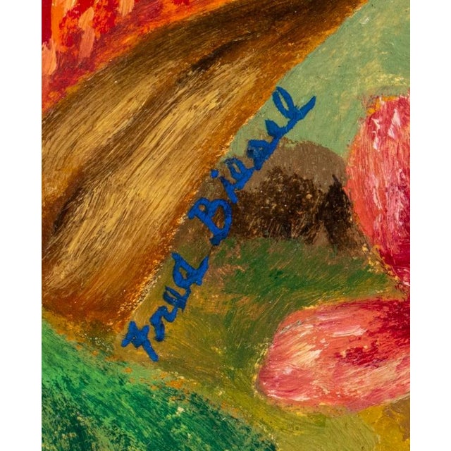1940s Fred Biesel "Cosmos Radiance" Oil on Board, 1949 For Sale - Image 5 of 8