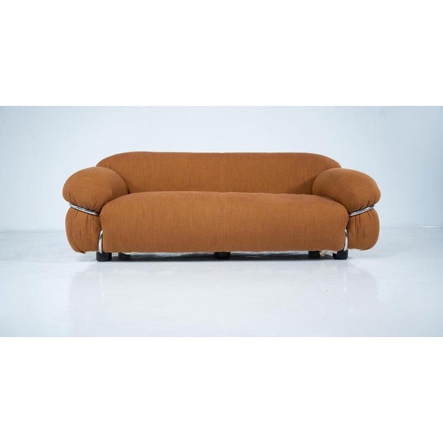 Sesann Sofa attributed to Gianfranco Frattini for Cassina, Italy, 1970s For Sale - Image 4 of 5