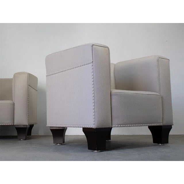 Wittmann Set of Palais Stoclet Armchairs from Wittmann For Sale - Image 4 of 11