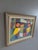 Mid-Century Modern 'Modernist Mosaic' Vintage Original Swedish Geometric Abstract Oil Painting, Framed For Sale - Image 4 of 9