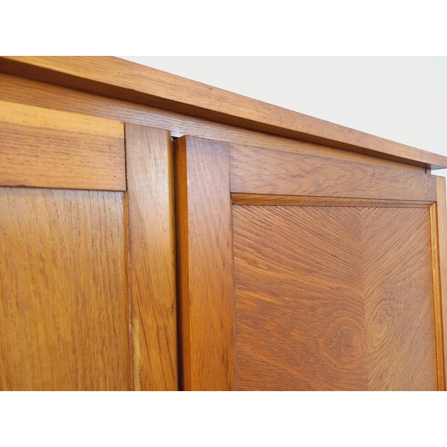 Wood Vintage Oak Wardrobe, 1960s For Sale - Image 7 of 17