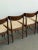 1950s Sculptural Walnut Dining Chairs - Set of Six For Sale - Image 17 of 18