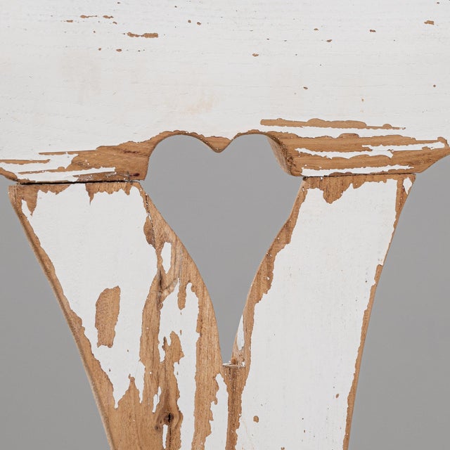 20th Century Swedish Rococo Revival Wood Patinated Dining Chair For Sale - Image 13 of 18