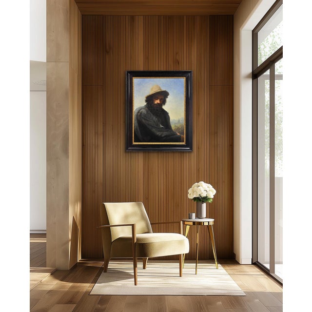 Albin Mattenheimer, Self-Portrait, 1875, Oil on Canvas, Framed For Sale - Image 15 of 18
