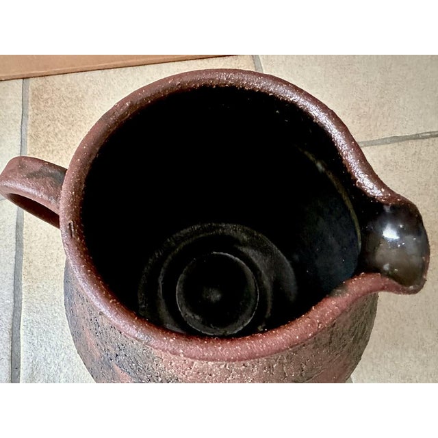 Large Studio Ceramic Art Jug Vase from Gerhard Liebenthron, West Germany, 1972 For Sale - Image 15 of 18