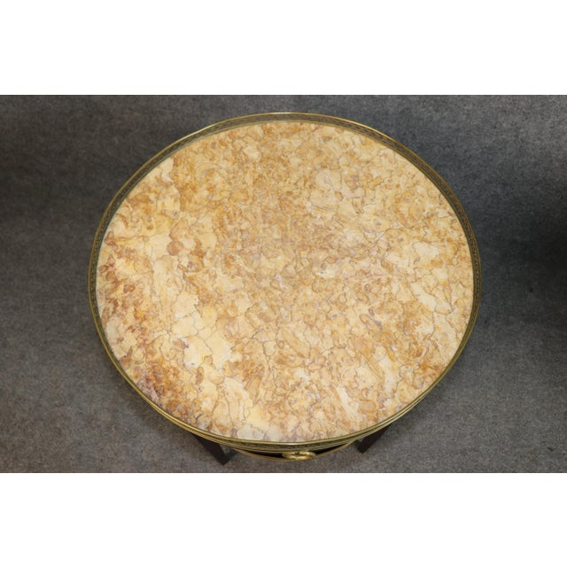 Dimensions: 29 inches high x 23.75 inches wide x 23.75 inches deep. An elegant and highly refined pair of Antique French...