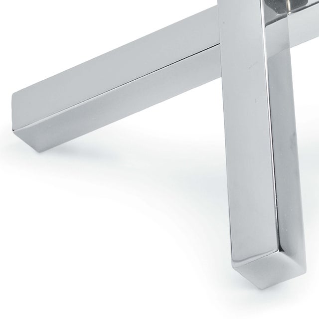 Traditional Regina Andrew Intersecting Sculpture in Polished Nickel For Sale - Image 3 of 5