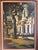 Mid-Century Modern Vintage Mid Century Impasto Oil Painting, Historic House in Autumn, Signed S. Harper, Carved Gold Frame For Sale - Image 3 of 12