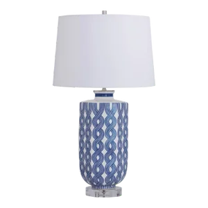 Williamsburg for Port 68 Evelyn Blue Lamp