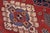 Shabby Chic Shirwan Rust/Blue Wool Rug - 4'6''x6'1'' For Sale In New York - Image 6 of 10