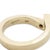 Modernist Diamond and 14k Yellow Gold Open Ring For Sale In New York - Image 6 of 6