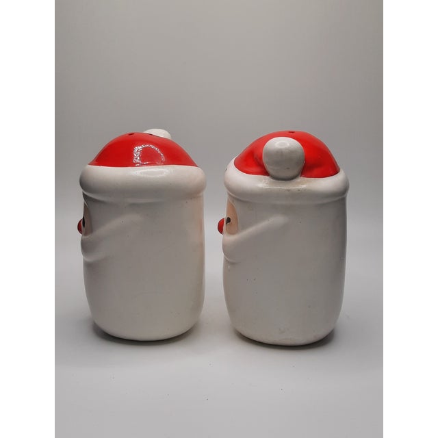 Vintage NAPCO Winking Santa Claus Ceramic Christmas Salt and Pepper Shakers. These shakers feature only Santa's face,...