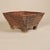 Contemporary Handbuilt Ceramic Vessel With Square Form on Raised Feet With Carved Linear Texture For Sale - Image 3 of 14