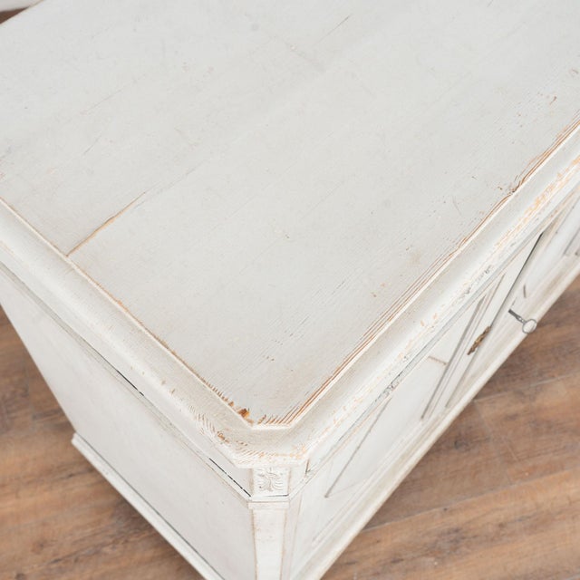 White 19th Century Swedish White Pine Sideboard For Sale - Image 8 of 15