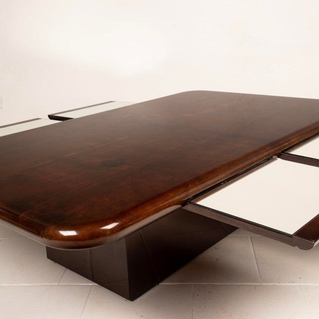 Model 2315 Coffee Table in Parchment and Mirrors by Giorgio Tura for Tura, 1980 For Sale - Image 16 of 18