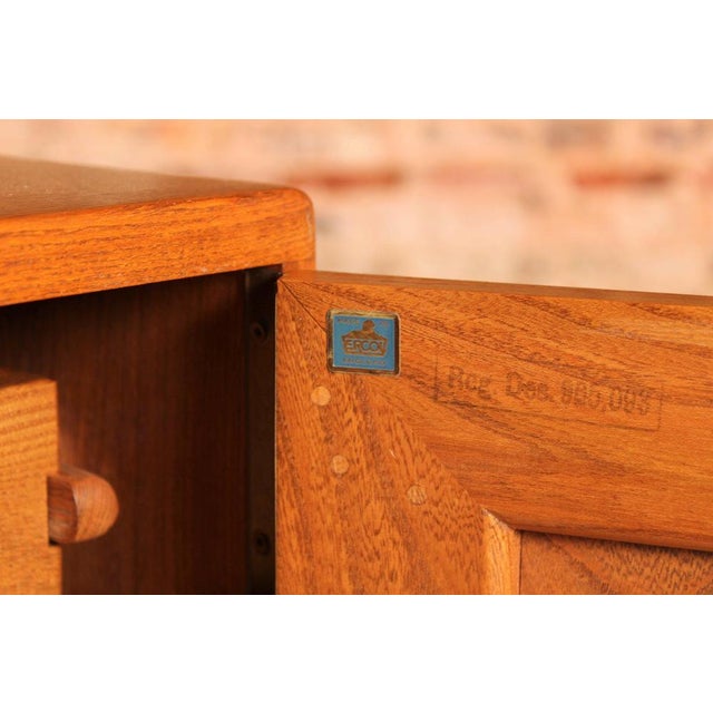 Mid-Century Modern Windsor Elm Sideboard on Casters from Ercol, 1960s For Sale - Image 9 of 12