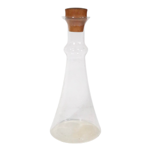 Mid Century Danish Modern Style Wine Carafe Designed by Gunner Cyren for Dansk Made in Malaysia C 1970's