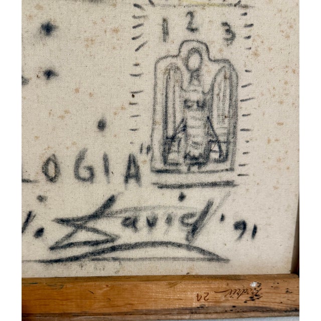 Ivo David, Italian American Surrealist Oil Painting Ivo David Trilogia Chromatic Surrealism, 1991 For Sale In Miami - Image 6 of 16