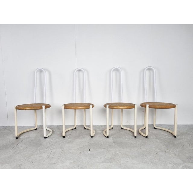 Bauhaus Vintage Postmodern Dining Chairs, 1960s, Set of 4 For Sale - Image 3 of 11