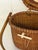 Tan Vintage 1978 Farnum Lightship Basket With Coastal Ivoryite Scrimshaw For Sale - Image 8 of 13