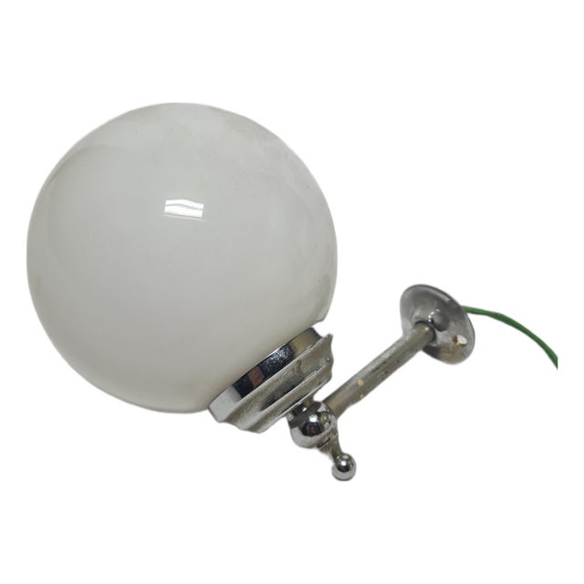 Art Deco Wall Lamp, Poland, 1950s For Sale