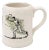 Vintage Paul Brown Tennis Player Ceramic Mug For Sale