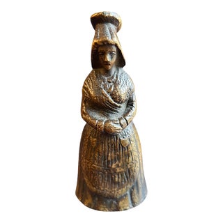 Mid 20th Century Aged Dutch Lady in Dress Bell For Sale