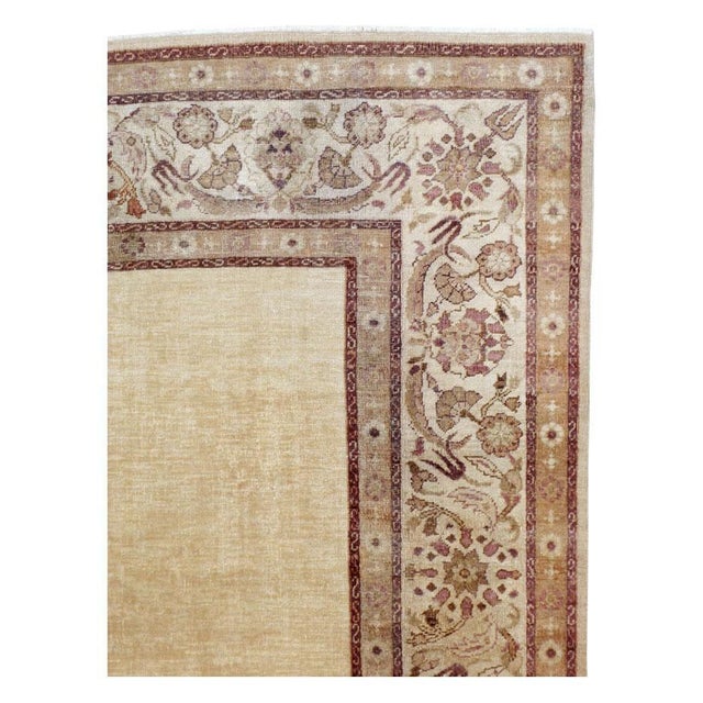 Galerie Shabab Collection Early 20th Century Handmade Indian Agra Small Room Size Carpet For Sale - Image 4 of 10