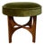 Fine MCM Walnut Brasilia Style Ottoman For Sale