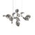 Dune 10 Cluster Pendant Light with Silver Polished Shades by Daniel Becker For Sale - Image 6 of 6