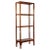 Chinese Early 20th Century Wooden Bookcase with Woven Rattan Shelves and Apron For Sale - Image 13 of 13