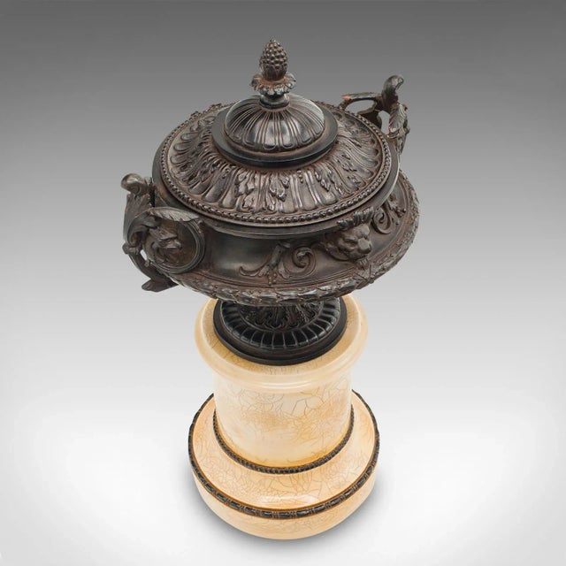 Textile 1930s Grand Tour Vintage Neo Classical Urn, Continental, Decorative Ornament For Sale - Image 7 of 13