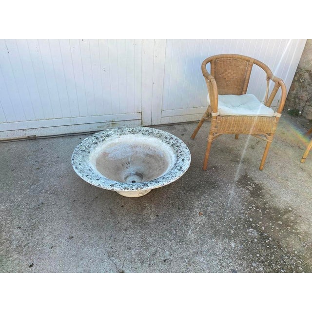 Vintage Planter in Reconstituted Stone and Concrete, 1950s For Sale - Image 9 of 10