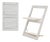 Folding Chair in Watercolor Stripes by Kind of Style For Sale