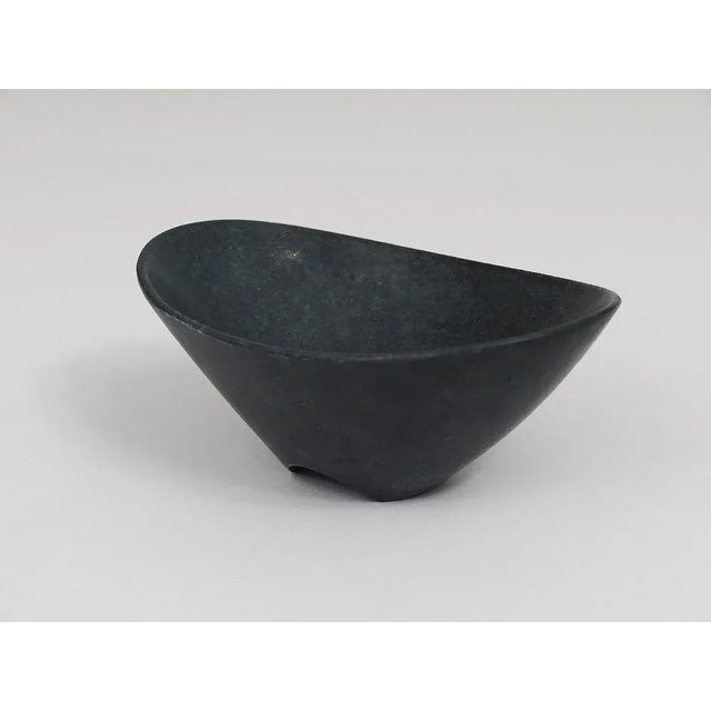 Carl Auböck Mid-Century Black Cast Iron or Ashtray Bowl attributed to Carl Auböck, Austria, 1950s For Sale - Image 4 of 10