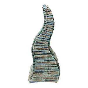 1970s Abstract Murano Stacked Glass Lamp