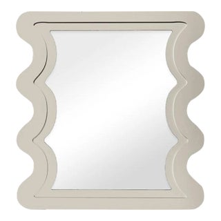 Fleur Home Carnival Mystic Rectangle Mirror in Useful Gray, 24x36 For Sale