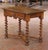 Wood 18th C. French Louis XIII Walnut Table Desk With Barley Twist Legs and Drawer For Sale - Image 7 of 17