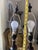 Pair of Vintage-Style Dark Wood-Look Table Lamps For Sale In Naples, FL - Image 6 of 9