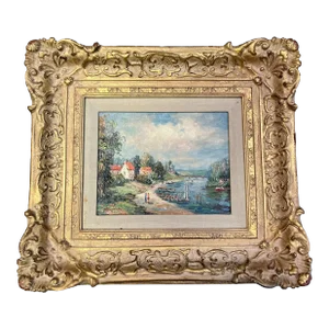 1970’s Original Impressionist Landscape Painting