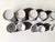 Enameled Sheet Metal Spice Jars, 1940s, Set of 6 For Sale - Image 8 of 10