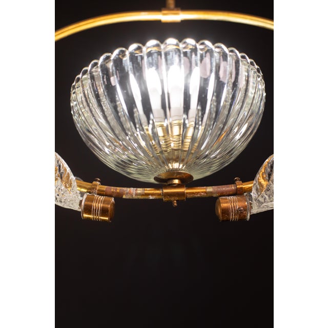 Barovier E Toso Pendant Light, 1940 For Sale - Image 11 of 12