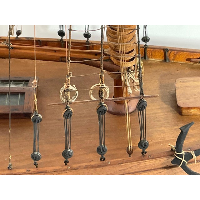 Fine Model of the Fishing Schooner Columbia For Sale - Image 10 of 12
